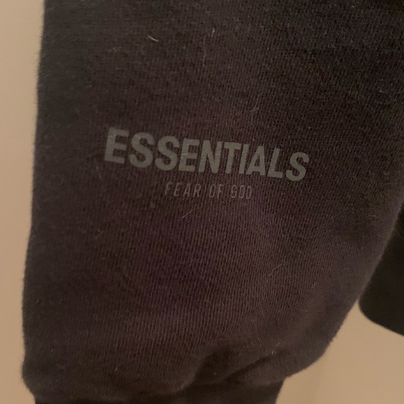 Fear Of God Essentials Black Mock Neck Crewneck FOG XL - Picture 5 of 7